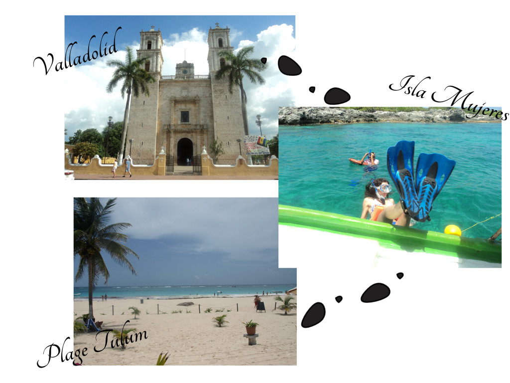 itinéraire plage yucatan