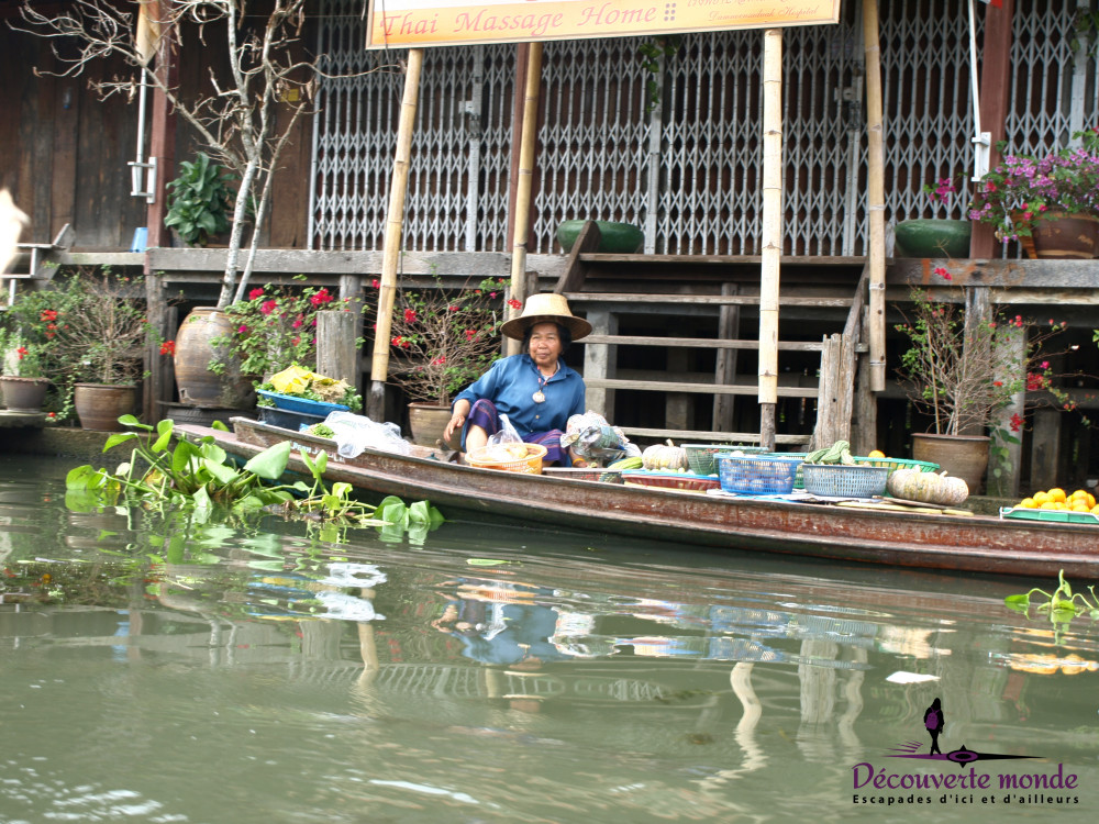 marché flottant bangkok