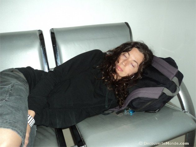 dormir dans un aéroport