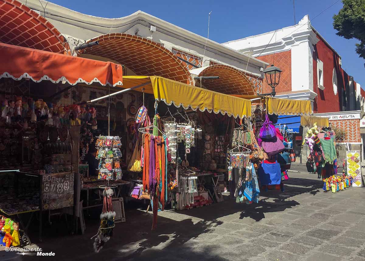 marché artisanat puebla au mexique