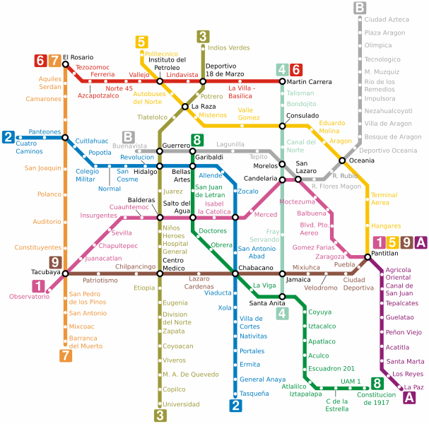 mexico city metro carte