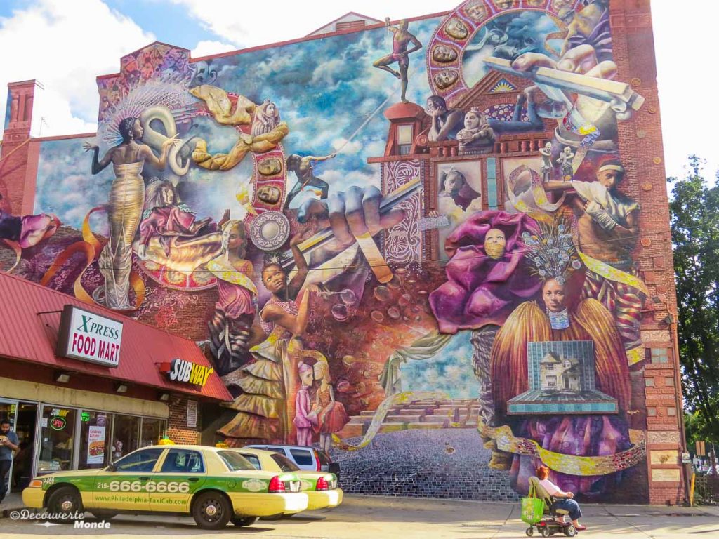 Que faire à Philadelphie et visiter en 10 coups de coeur. Ici l'art mural de Philadelphie. Retrouvez l'article ici: https://www.decouvertemonde.com/quoi-faire-a-philadelphie-visiter 