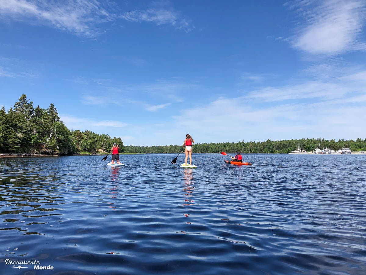 Kayak et SUP au Parc Kouchibouguac à Miramichi dans mon article Guide pour visiter Miramichi au NB lors d'un voyage au Nouveau-Brunswick #miramichi #discovermiramichi #nb #explorenb #nouveaubrunswick #voyage #canada #kouchibouguac #parccanada #kayak