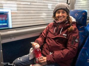 Montréal-Bromont en bus pour une journée de ski au Mont Bromont dans mon article Mont Bromont en bus : Ma journée sans voiture à la station de ski Bromont #Bromont #ski #skimontbromont #montbromont #montagne #snowboard #cantonsdelest #experiencebusbud #quebec #canada