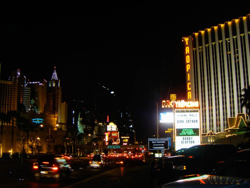 Tropicana hôtel à Las Vegas dans mon article Que faire à Las Vegas : Mes incontournables pour visiter un week-end #lasvegas #usa #etatsunis #voyage #amerique #strip #vegas #nevada