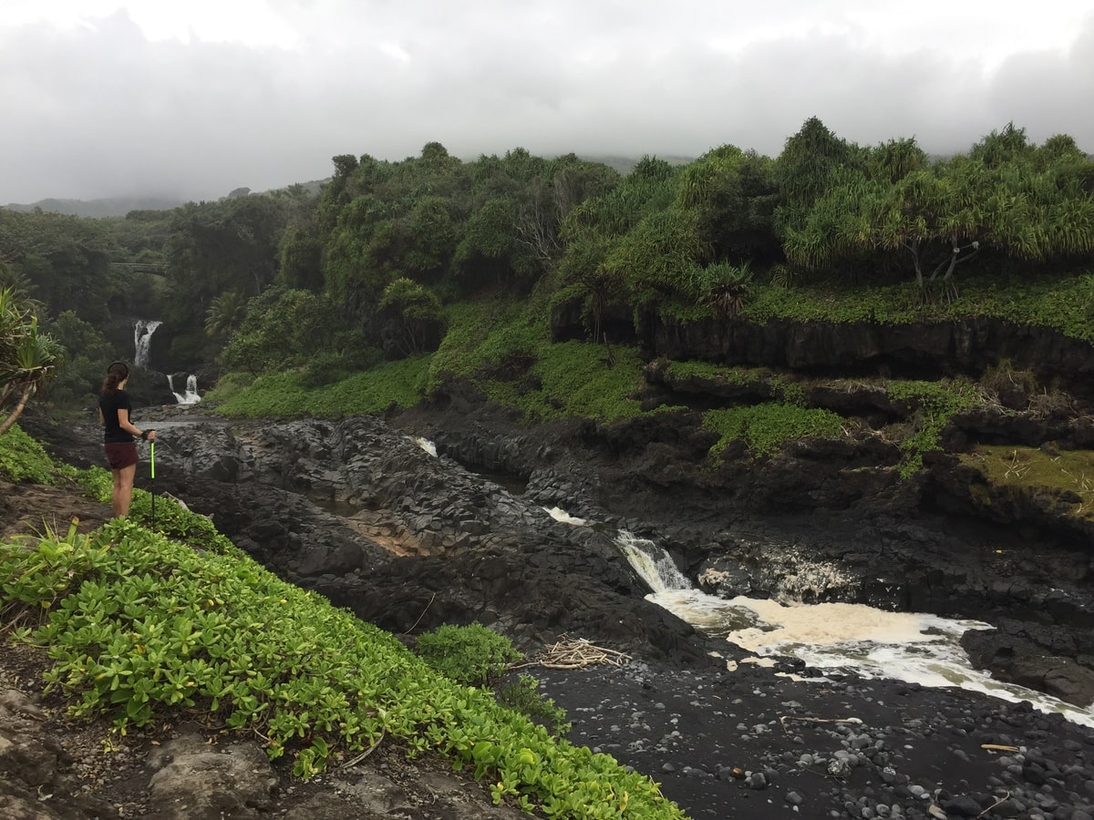 Randonnée aux Seven sacred Pools dans le parc national Haleakala dans notre article Hiking à Maui : 4 belles randonnées à faire sur l'île de Maui à Hawaii #maui #hawaii #usa #ile #hawai #hiking #randonnee