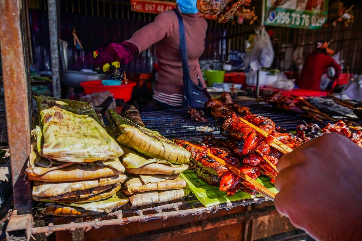 Nourriture, cuisine du Cambodge dans notre article Visiter le Cambodge en 8 incontournables #cambodge #voyage #asie #asiedusudest #cuisine